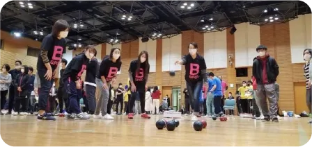 ミニボッチャ体験bySPOCボッチャ部ピンクスパーキーズ